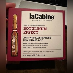 💄la cabine botulinum effect anti wrinkle peptides + hyaluronic acid ampules NEW
